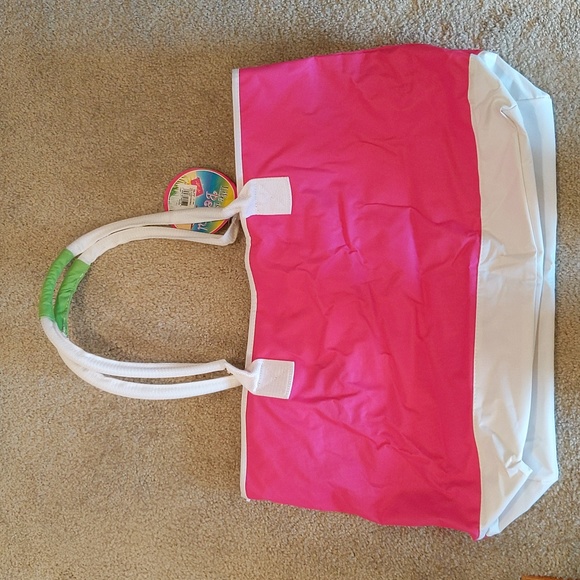 NWT Extra Large Zippered Beach Bag - Picture 3 of 7